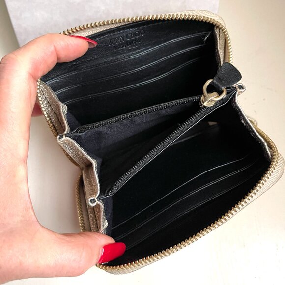 Jimmy Choo Studded Small Zippy Wallet - Picture 5 of 13